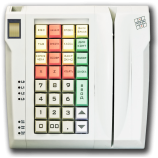 POS-клавиатура LPOS-032 со сканером отпечатка пальца и считывателем магнитных карт