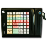 POS-клавіатура LPOS-064 з touch ключем та зчитувачем магнітних карток (чорна)