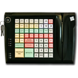 POS-клавиатура LPOS-064 с электромеханическим ключом и считывателем магнитных карт (черная)