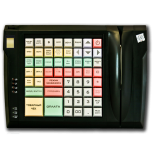 POS-клавіатура LPOS-064 зі сканером відбитка пальця та зчитувачем магнітних карток (чорна)