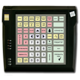 Програмована захищена клавіатура LPOS-064P зі сканером відбитка пальця (чорна)