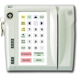 Programmable protected keyboard LPOS-032P with electro-mechanical key and card reader