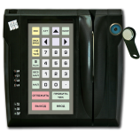 Програмована захищена клавіатура LPOS-032P з touch ключем та зчитувачем магнітних карток (чорна)