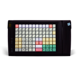 POS-клавиатура LPOS-096 со сканером отпечатка пальца и считывателем магнитных карт (черная)