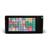 POS-клавиатура LPOS-128 со сканером отпечатка пальца и считывателем магнитных карт (черная)